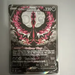 Pokemon Galarian Moltres V Alternate Full Art Ultra Rare 177/198 Chilling Reign - Image 1