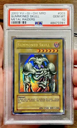 2002 Yugioh Metal Raiders SUMMONED SKULL MRD-003 Unlimited PSA 10 Gem Mint! 💎 - Image 1