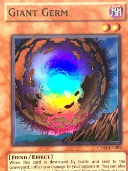 yugioh Giant Germ CP05-EN002 SUPER RARE little dent on corner - Image 2