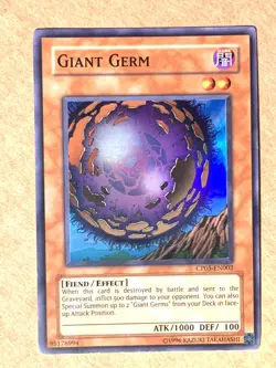 yugioh Giant Germ CP05-EN002 SUPER RARE little dent on corner - Image 3