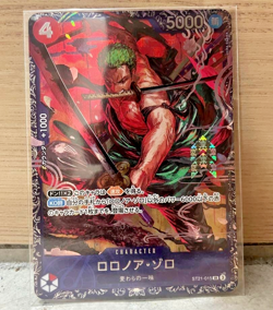 ONE PIECE Card Game Zoro ST21-015 Flagship Battle 2025 Top 8 Prize Promo SEALED - Image 2