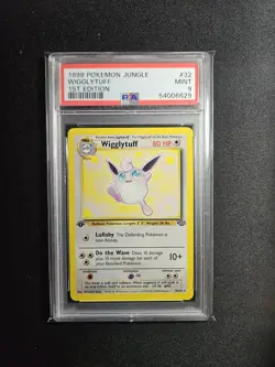 1999 Jungle 1st Wigglytuff 32/64 PSA 9 MINT Rare Pokemon Card TCG CGC WOTC - Image 5