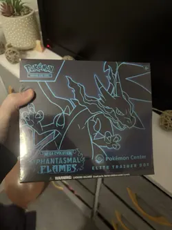Pokemon TCG Phantasmal Flames Pokemon Center Exclusive ETB Sealed New - Image 2