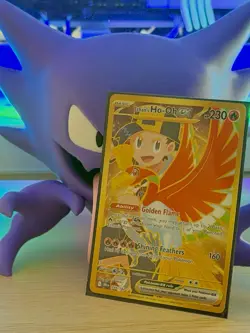 Pokemon TCG: Ethans Ho-oh EX 239/182 Destined Rivals Full Art Hyper Rare Gold - Image 3