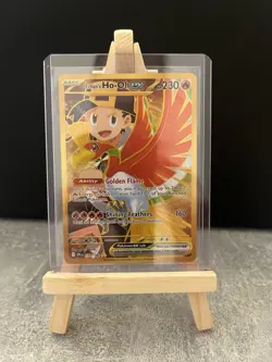 Pokemon TCG: Ethans Ho-oh EX 239/182 Destined Rivals Full Art Hyper Rare Gold - Image 1