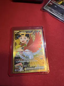 Ethans Ho-oh EX 239/182 Destined Rivals Full Art Hyper Rare Gold Pokemon TCG - Image 1
