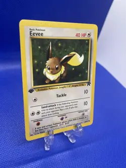 💥 Eevee 55/82 Team Rocket 1st Edition Stamp Non Holo Foil Pokemon 2000 Vintage - Image 4