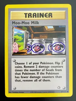 Moo-Moo Milk 101/111 Neo Genesis Common - WOTC - Pokemon Card Near Mint - Image 1