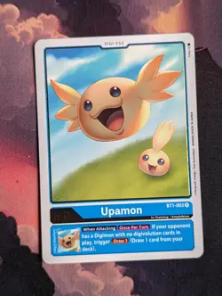 Digimon Card Game TCG | Upamon - Rare - BT1-003 NM - Image 1