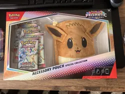 Pokemon TCG Card Prismatic Evolutions Eevee Accessory Pouch Special Collection - Image 1