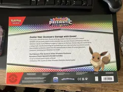 Pokemon TCG Card Prismatic Evolutions Eevee Accessory Pouch Special Collection - Image 2