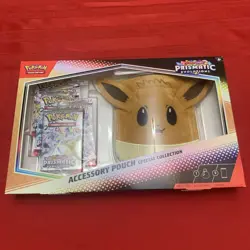 Pokemon TCG Prismatic Evolutions Accessory Pouch Special Collection Free Ship! - Image 1