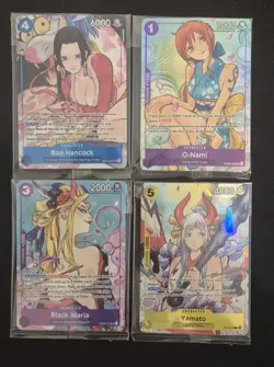 O-Nami OP05-062 Boa Hancock ST17-004 Illustration Volume Box Promo Sealed Lot 4 - Image 1
