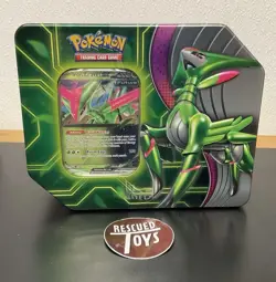 Pokemon Trading Card Game Paradox Clash Iron Leaves ex tin Sealed - Image 1