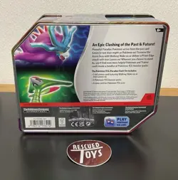Pokemon Trading Card Game Paradox Clash Iron Leaves ex tin Sealed - Image 2