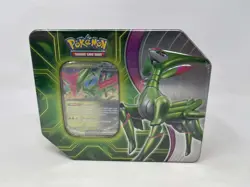 Pokemon Trading Card Game Paradox Clash Iron Leaves ex tin Sealed - Image 1