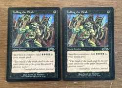 2x Culling The Weak Exodus Magic The Gathering LP/NM Regular Uncommon MTG - Image 1