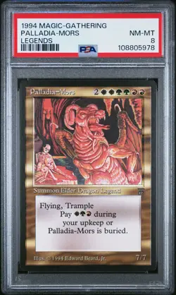 PALLADIA-MORS Legends Rare PSA 8 Vintage MTG [Nostalgium] - Image 1