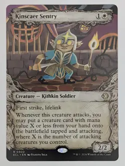(Normal) Kinscaer Sentry (Showcase) (300) Lorwyn Eclipsed Mtg NM - Image 1