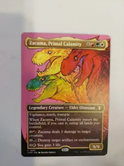 Zacama, Primal Calamity (Borderless) Commander Masters Regular - Image 1
