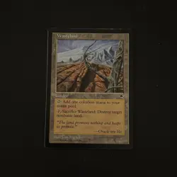 Magic The Gathering Tempest Wasteland #330 Lightly played - Image 1