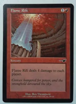 Flame Rift *Common* Magic MtG x1 Nemesis MP - Image 1