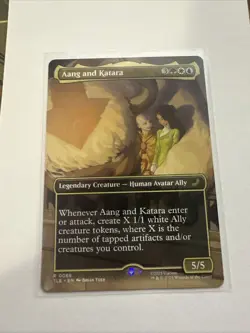 Aang and Katara (Borderless) Avatar: The Last Airbender: Eternal-Legal Regular - Image 1