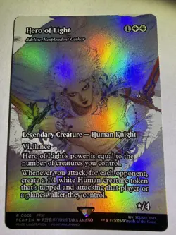 Magic the Gathering Final Fantasy Hero Of Light Foil 0001 - Image 1