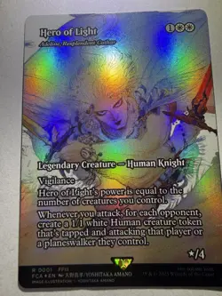 Magic the Gathering Final Fantasy Hero Of Light Foil 0001 - Image 3