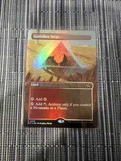 Sunbillow Verge (Borderless) Aetherdrift - Foil - NM - UNPLAYED - MTG - Image 1