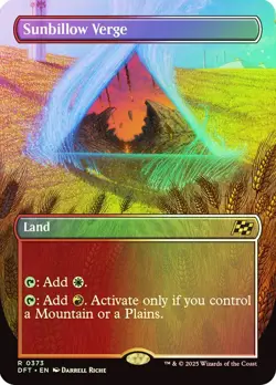 Sunbillow Verge (Borderless) R Aetherdrift #373 NM Foil - Image 1