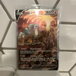 Pokemon Entei V GG36/GG70 Crown Zenith Galarian Gallery Ultra Rare Holo Full Art - Image 1