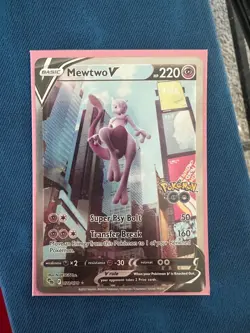 Mewtwo V 072/078 Alternate Full Art Pokemon GO Pokemon Card - Image 1