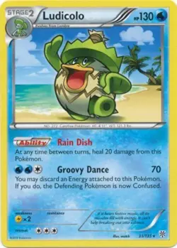 Ludicolo 31/135 B&W Plasma Storm RARE PERFECT MINT! Pokemon - Image 1