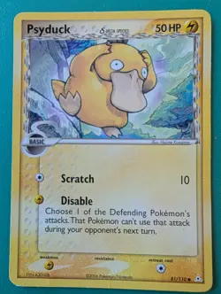 2006 Pokemon EX Holon Phantoms Psyduck (Delta Species) #81/110 HP - Image 1