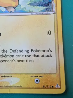 2006 Pokemon EX Holon Phantoms Psyduck (Delta Species) #81/110 HP - Image 4