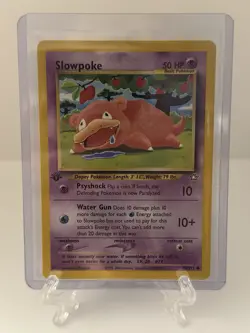 2000 Pokemon Slowpoke Neo Genesis 73/111 Regular 1st Edition - LP - Image 1
