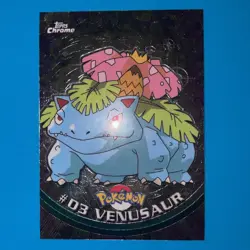 Topps Chrome Venusaur #03 Pokemon Series 1 - Image 1