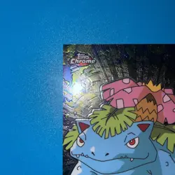 Topps Chrome Venusaur #03 Pokemon Series 1 - Image 2
