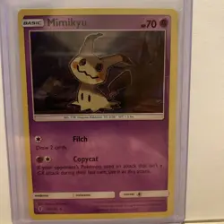 Mimikyu Holo Rare SM - Guardians Rising 58/145 MP Pokemon TCG - Image 1