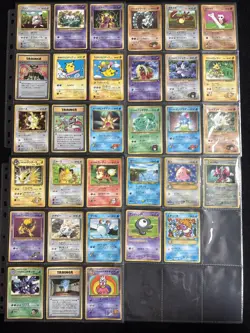 Japanese Pokemon Card CoroCoro Comic Promo 32/36 Near Compelete pikachu mew MP - Image 1