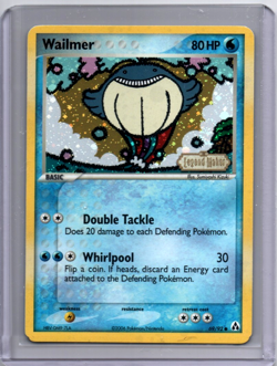 Pokemon - Wailmer - 69/92 - Legend Maker - Reverse Holo - Stamped - Image 1