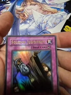 Yugioh Solemn Judgment MRD-127 Unlimited Holo Bleed Near Mint - Image 4