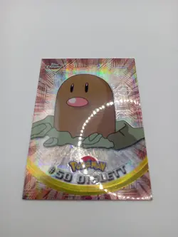 TEKNO Diglett #50 Topps Chrome 2000 Series 1 T.V Holo Pokemon Card TCG - Image 2
