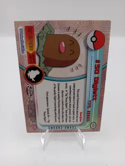 TEKNO Diglett #50 Topps Chrome 2000 Series 1 T.V Holo Pokemon Card TCG - Image 4
