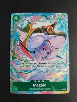 Megalo (Alternate Art) EB04-018 Rare One Piece The Azure Sea's Seven - Image 1