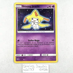 Shining Jirachi 42/73 Shining Legends Holo Pokemon TCG NM - Image 1