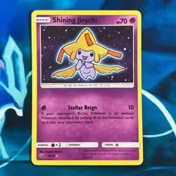 Shining Jirachi - 42/73 - Shiny Rare Holo Shining Legends - Pokemon Card - LP - Image 1