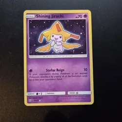 Pokemon Card - Shining Jirachi 42/73 Shining Legends Holo - M/NM - Image 1