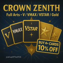 Crown Zenith Pokemon Cards VSTAR/V & Full Art's Mint/Near Mint Choose Your Card - Image 2